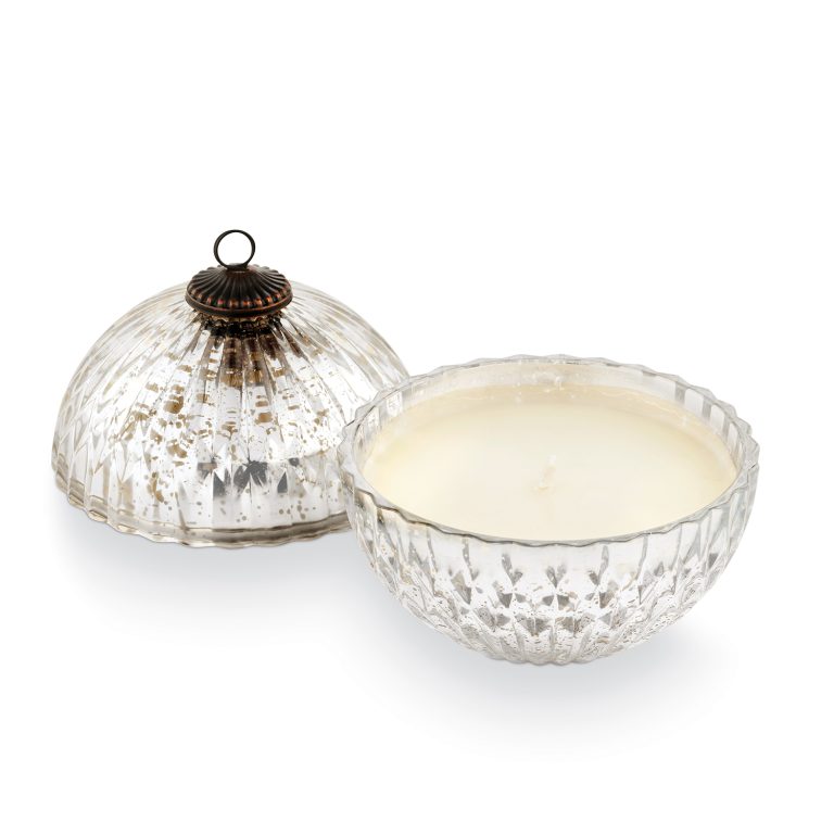 Balsam & Cedar Silver Mercury Ornament Candle - Image 6