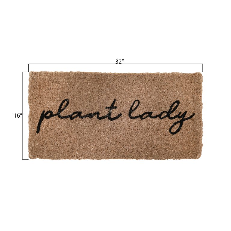 Plant Lady Natural Coir Doormat - Image 2