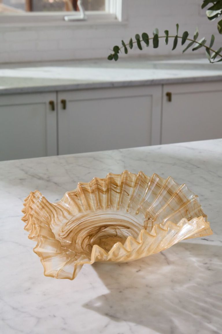 Pleated Glass Bowl - Image 3