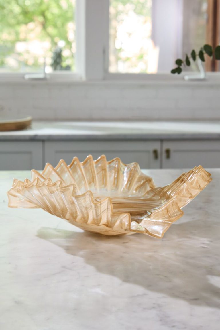 Pleated Glass Bowl - Image 2