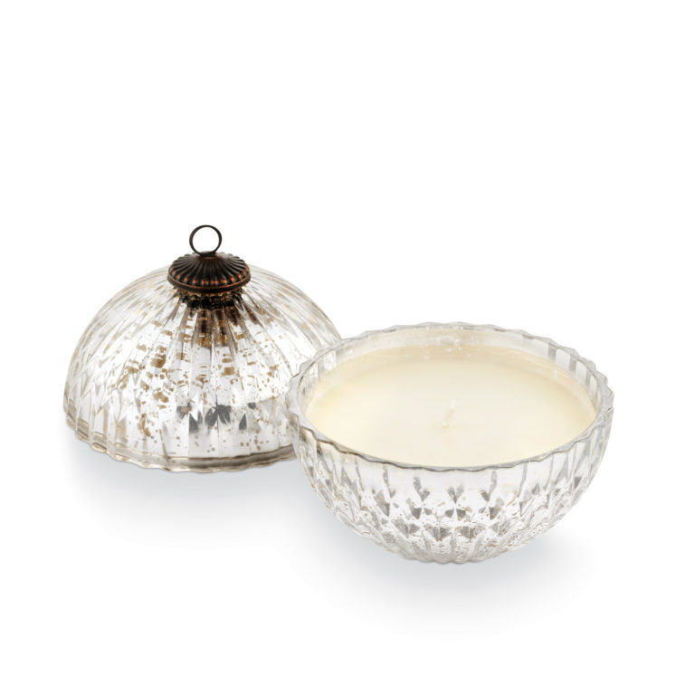 Balsam & Cedar Silver Mercury Ornament Candle - Image 4