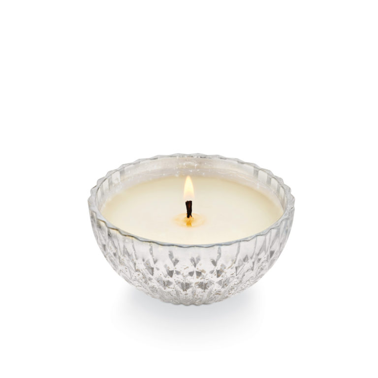 Balsam & Cedar Silver Mercury Ornament Candle - Image 2