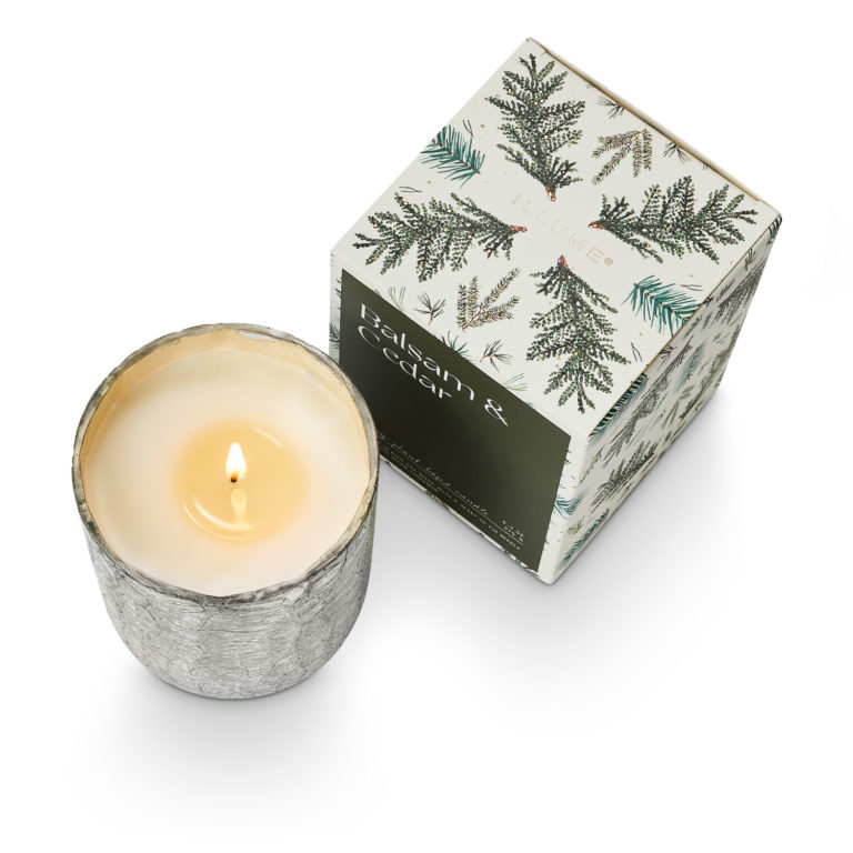 Balsam & Cedar Small Glass Candle - Image 4