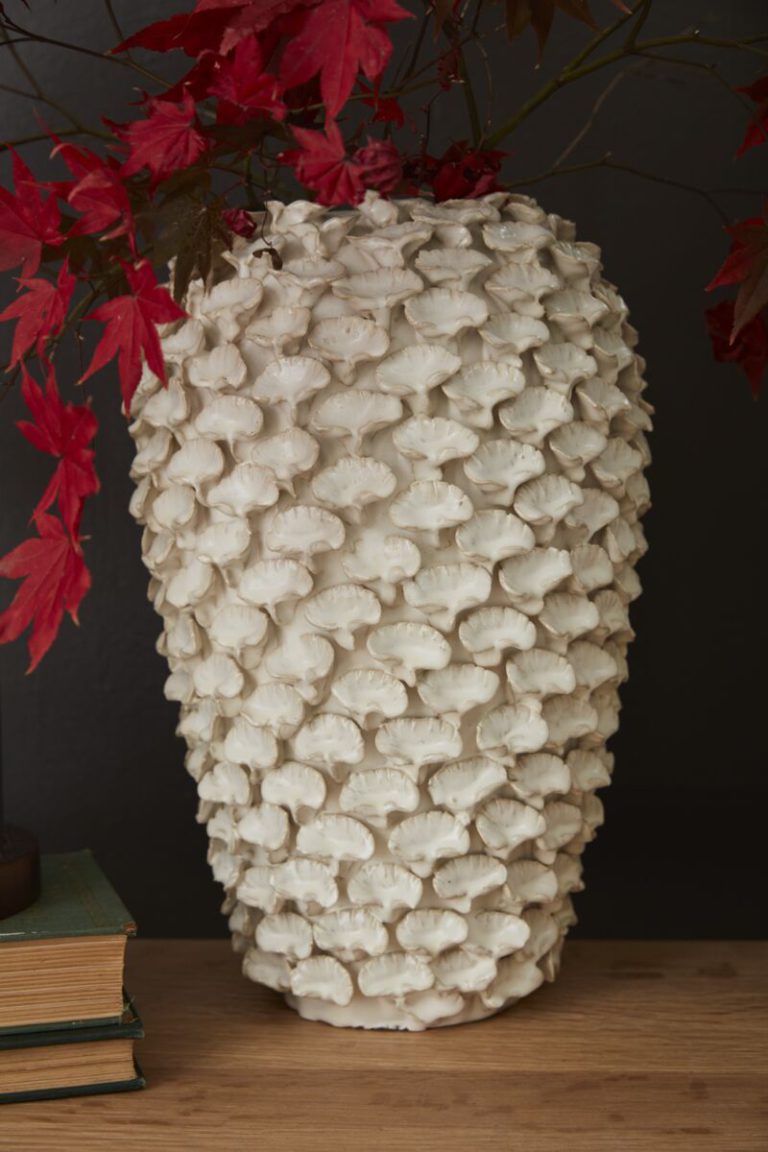 Ginkgo Stoneware Vase - Image 2