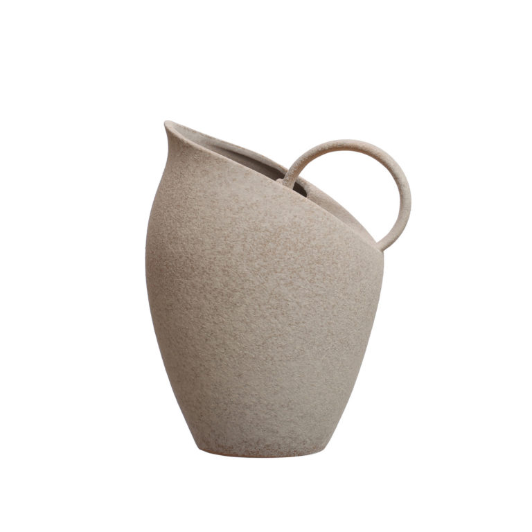 Textured Stoneware Pitcher