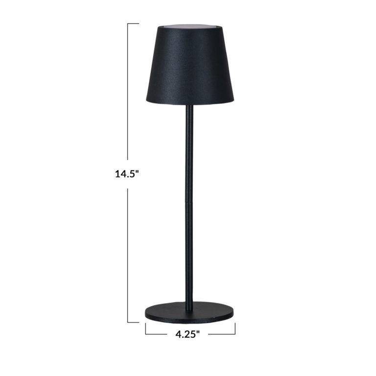 Metal LED Rechargeable Table Lamp - Image 2