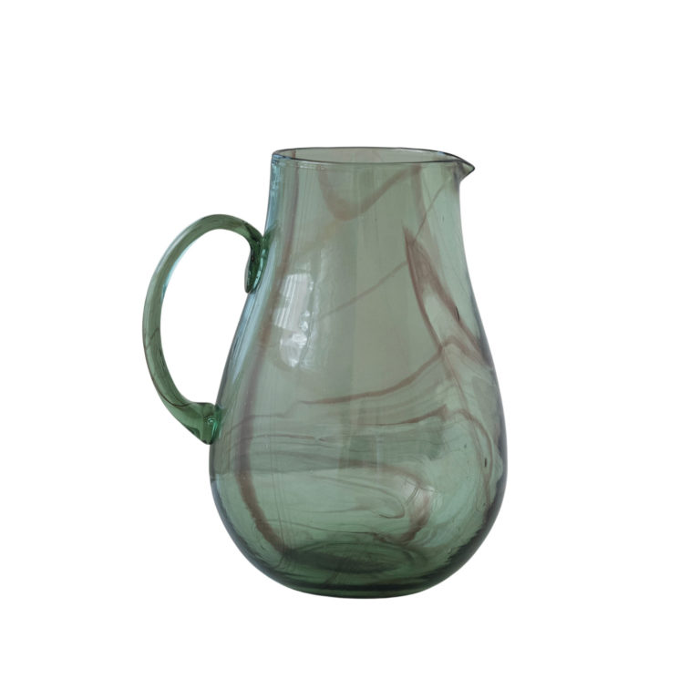 Gwyneth Hand-Blown Glass Pitcher - Image 3