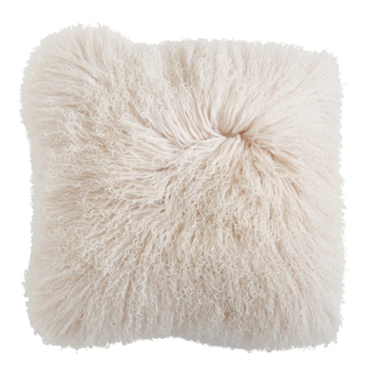 Mongolian Lamb Fur Pillow