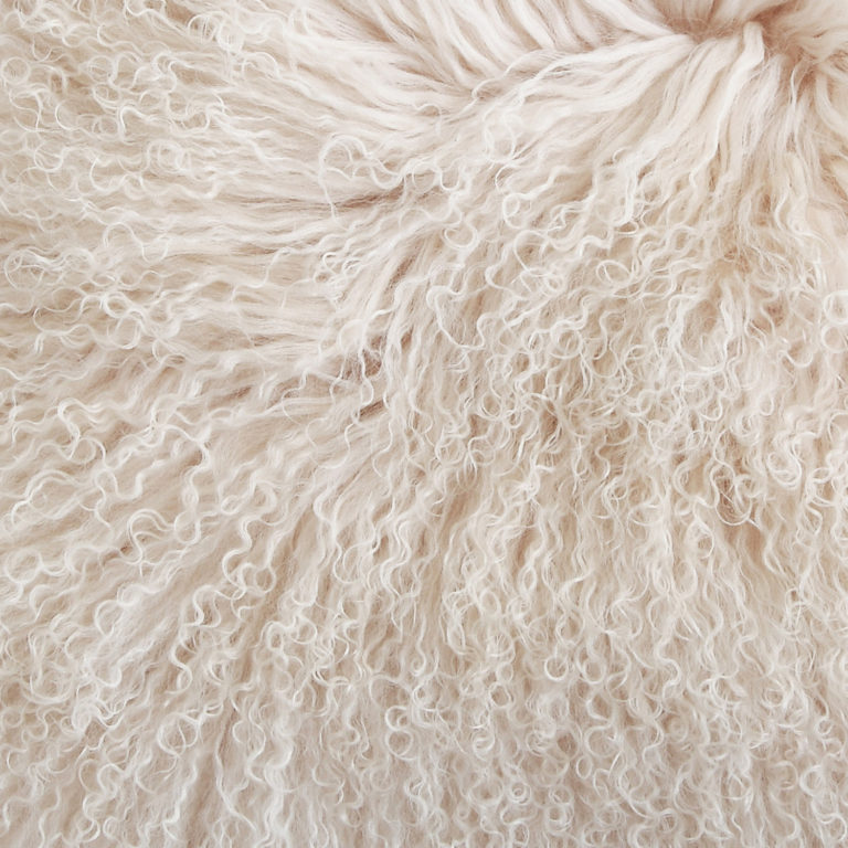 Mongolian Lamb Fur Pillow - Image 3