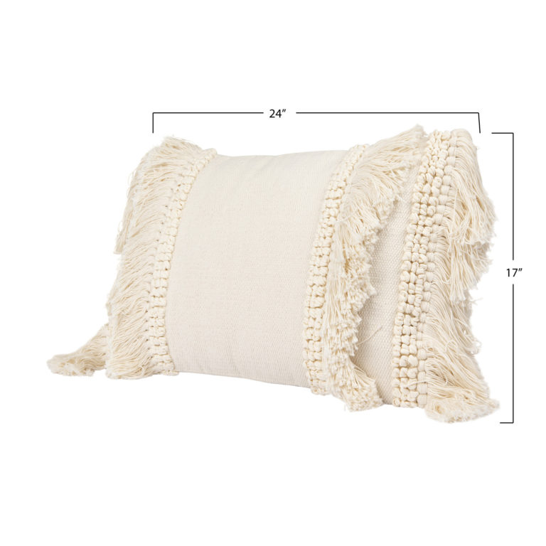 Rayon & Cotton Lumbar Pillow - Image 2