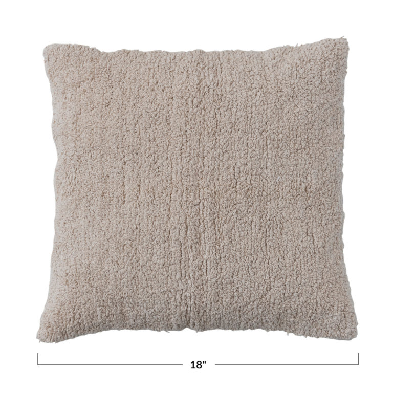 Cotton Tufted Decorative Pillow - Image 3