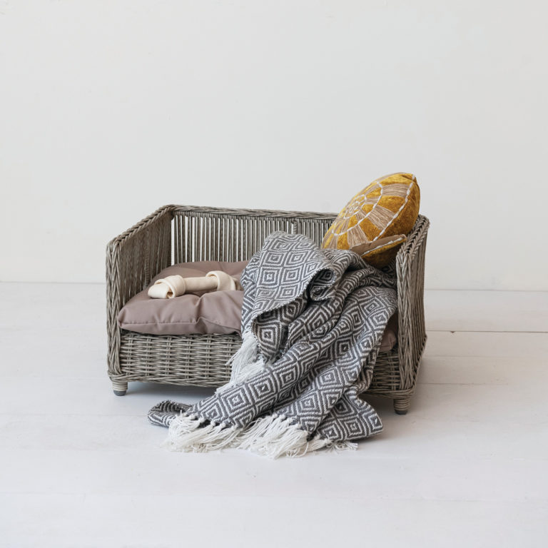 Woven Wicker Pet Bed - Image 6