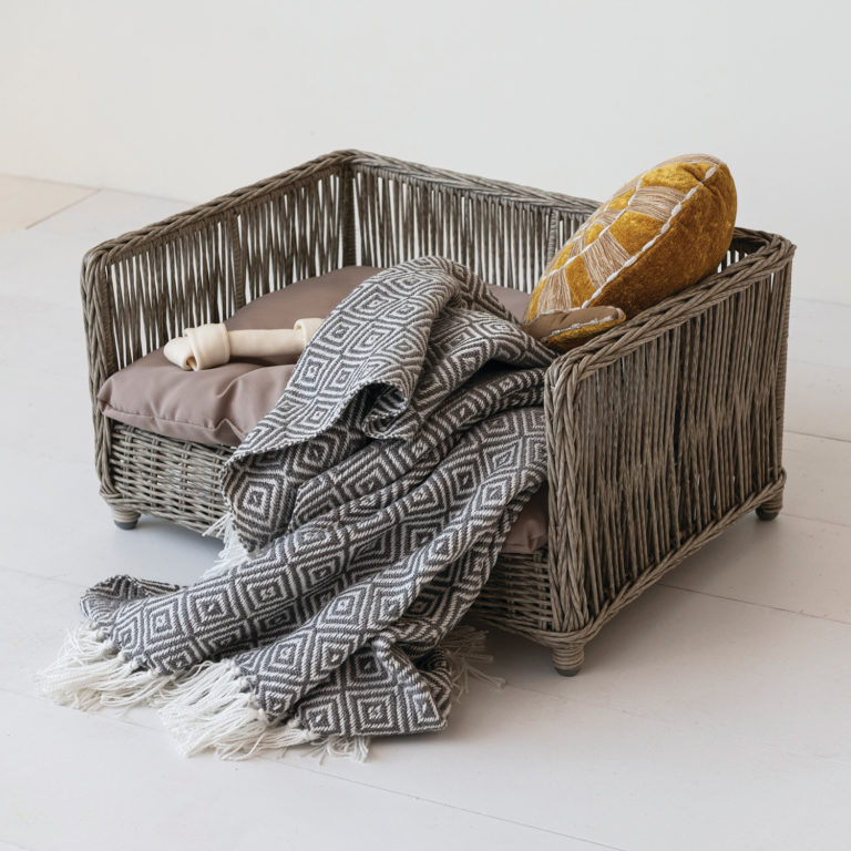 Woven Wicker Pet Bed - Image 5