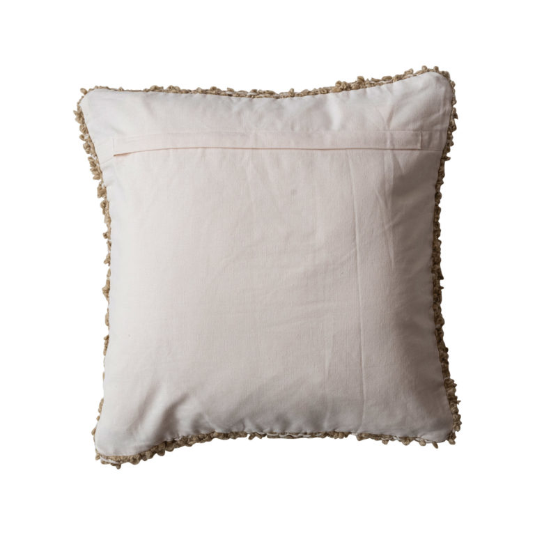 Woven Cotton Blend Bouclé Pillow - Image 5