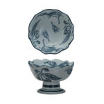 Chinois Stoneware Footed Bowl