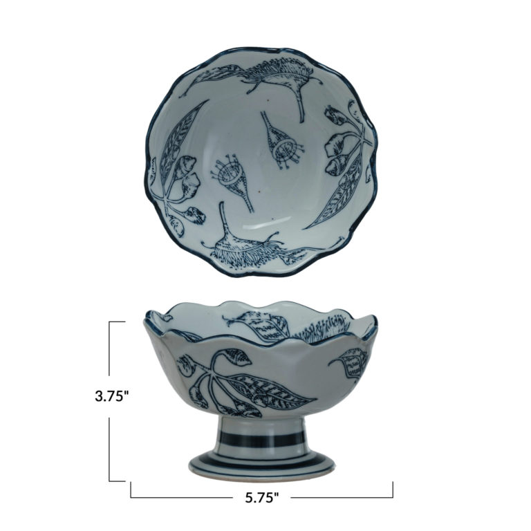 Chinois Stoneware Footed Bowl - Image 2