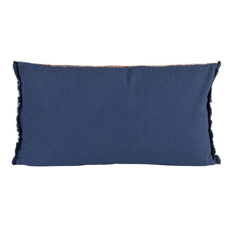 Carpet Pattern Cotton Blend Velvet Lumbar Pillow - Image 5