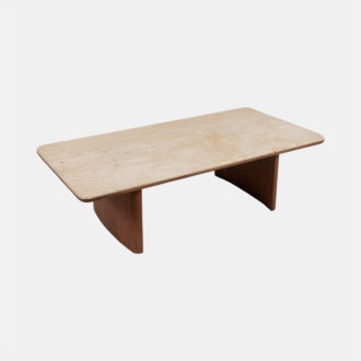 TRAVERTINE COFFEE TABLE