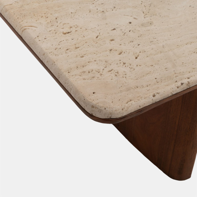 TRAVERTINE COFFEE TABLE - Image 4