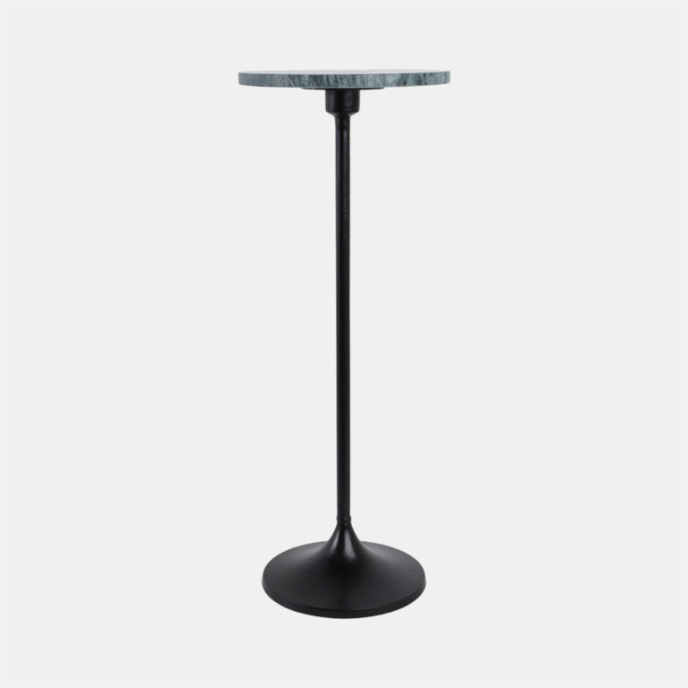 MARBLE TOP DRINK TABLE