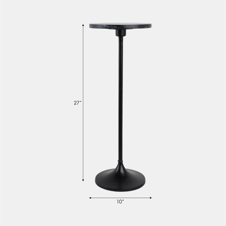 MARBLE TOP DRINK TABLE - Image 2
