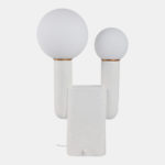 DOUBLE HEAD TOTEM TABLE LAMP