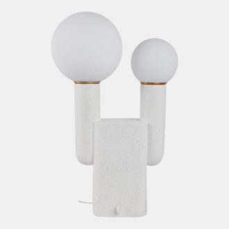 DOUBLE HEAD TOTEM TABLE LAMP