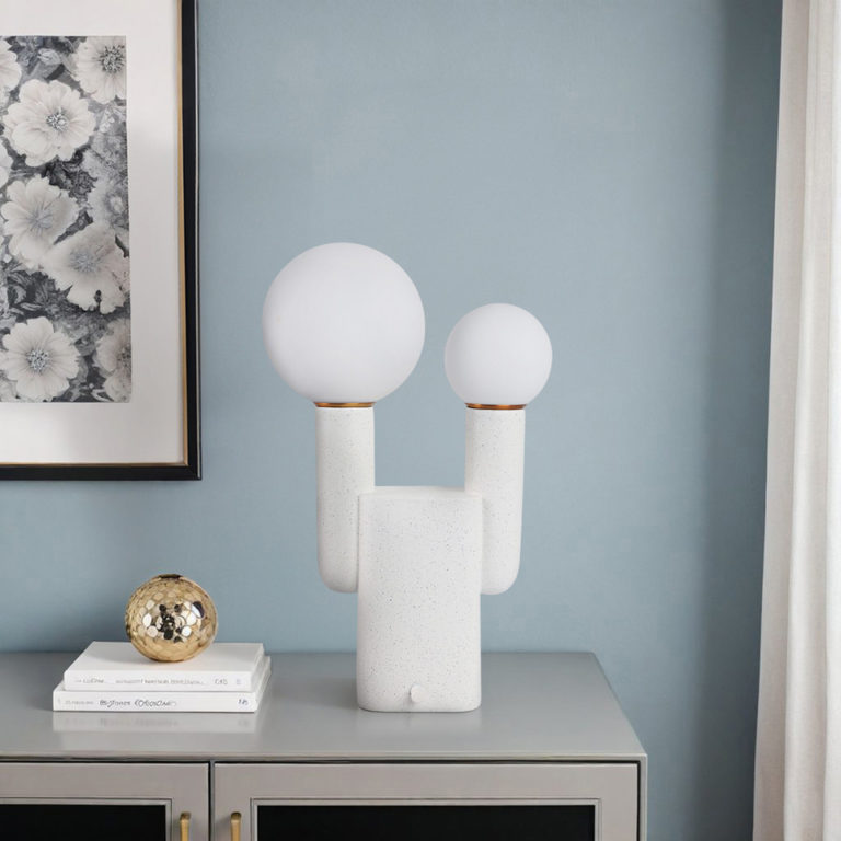 DOUBLE HEAD TOTEM TABLE LAMP - Image 2