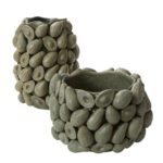 Layered Avocado Vase