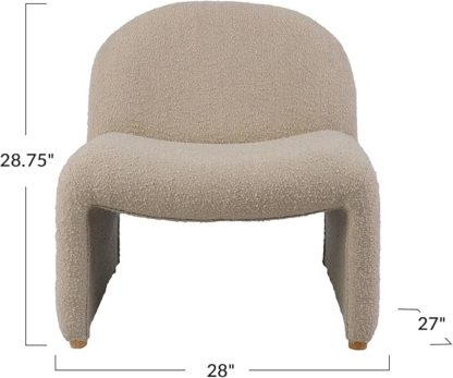 Bouclé Upholstered Nico Accent Chair - Image 5