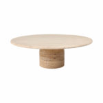 WINSTON TRAVERTINE STONE COFFEE TABLE