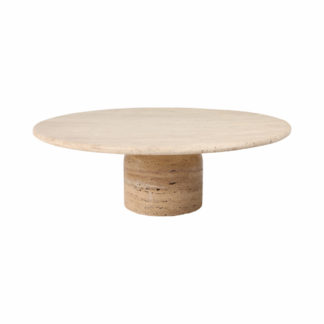 WINSTON TRAVERTINE STONE COFFEE TABLE