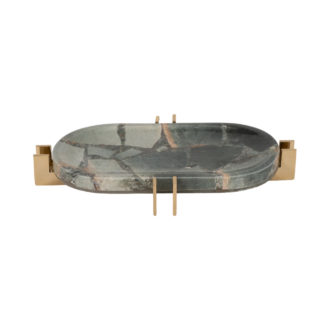 KOMI GREEN MALAKITE TRAY