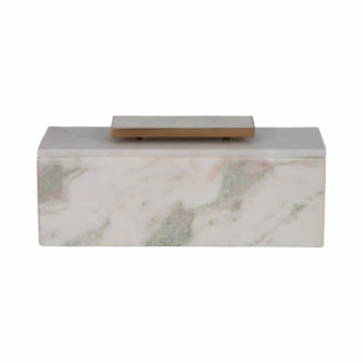 SALINA DECORATIVE  MARBLE BOX
