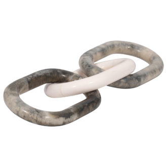 DESTA GREY RESIN LINK CHAIN