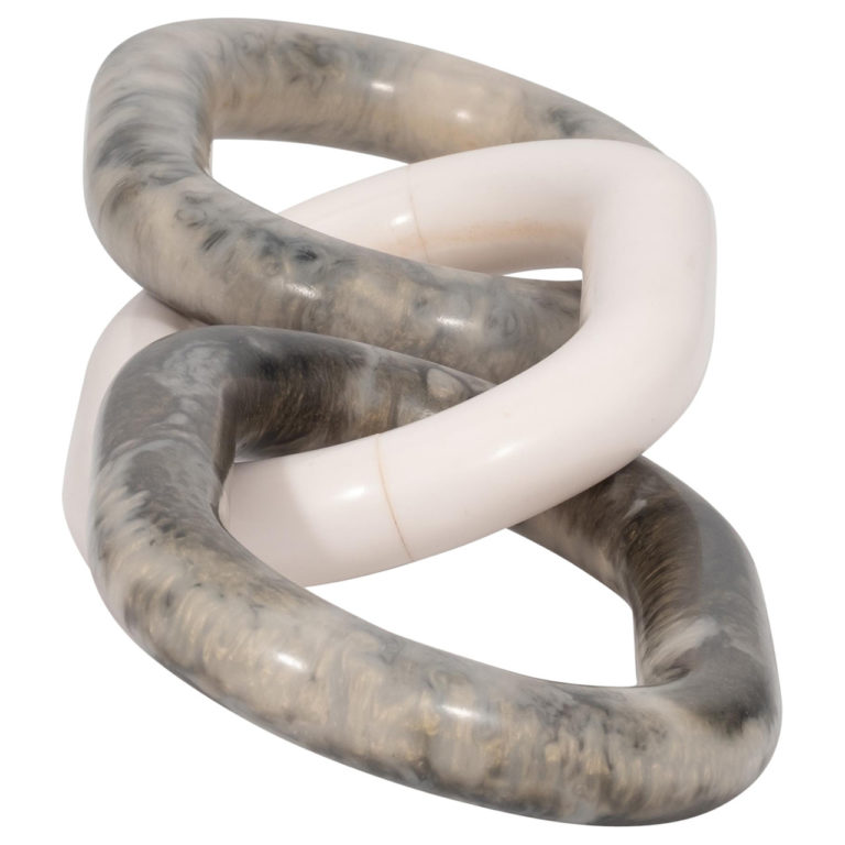 DESTA GREY RESIN LINK CHAIN - Image 2