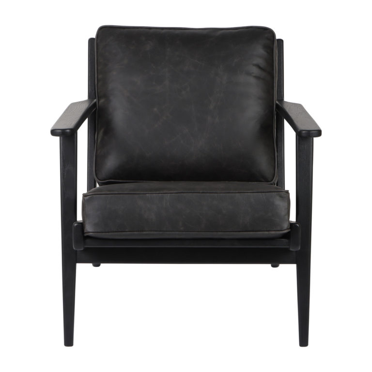 ANDROMEDA TOP GRAIN LEATHER ACCENT CHAIR - Image 5