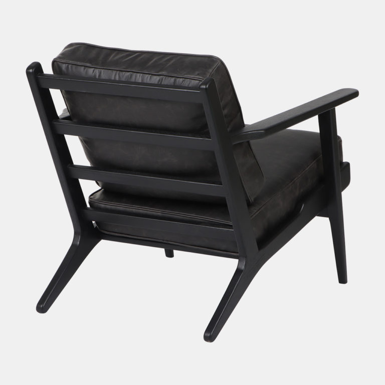 ANDROMEDA TOP GRAIN LEATHER ACCENT CHAIR - Image 4