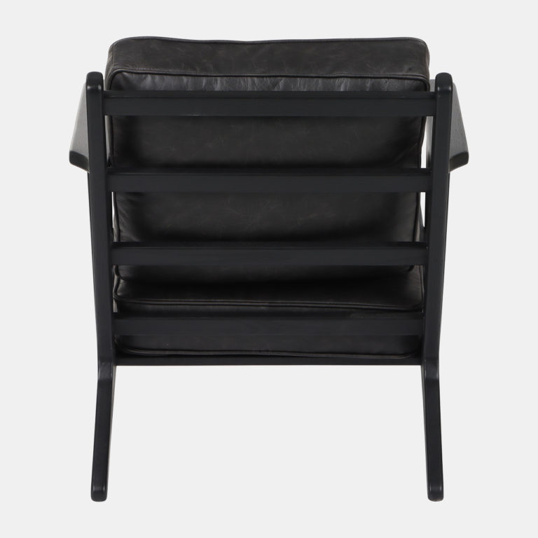 ANDROMEDA TOP GRAIN LEATHER ACCENT CHAIR - Image 3