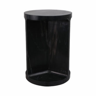 AUGUSTO CARVED MARBLE ACCENT TABLE