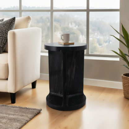 AUGUSTO CARVED MARBLE ACCENT TABLE - Image 5