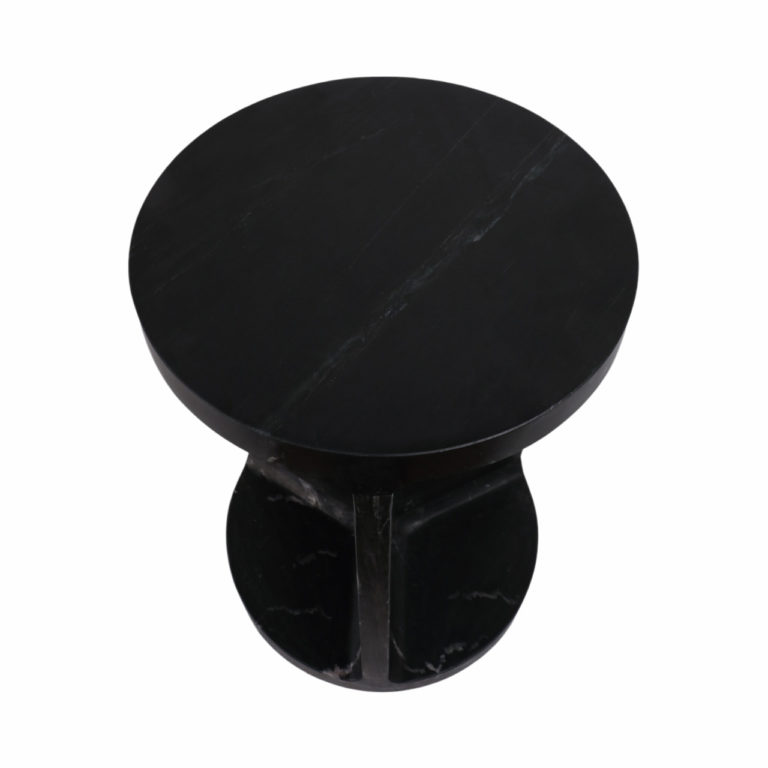 AUGUSTO CARVED MARBLE ACCENT TABLE - Image 3