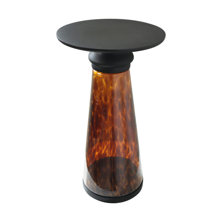 TORTUA ART TABLE W/WOOD TOP,AMBER - Image 3