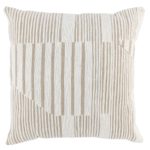 Levi Ivory/Natural Square Pillow