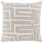 Mateo Natural/Ivory Square Pillow