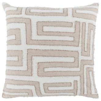 Mateo Natural/Ivory Square Pillow