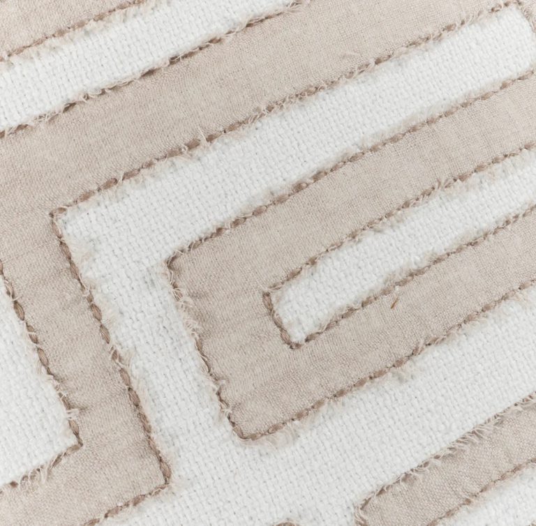 Mateo Natural/Ivory Square Pillow - Image 2