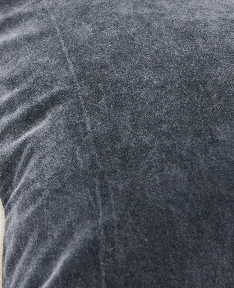 Heirloom Velvet Stone Gray Pillow - Image 2