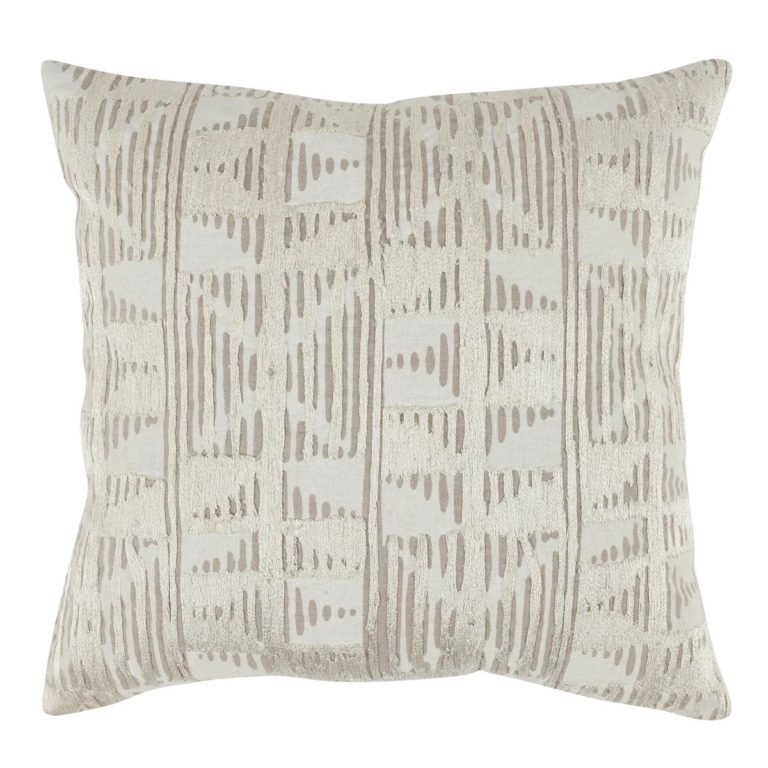 Roth Natural/Ivory Square Pillow