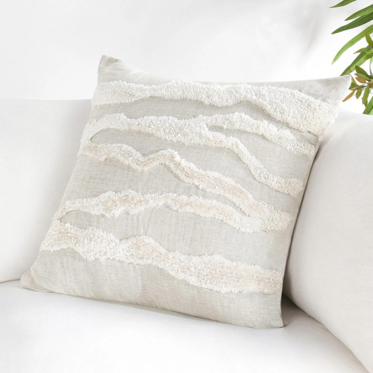 Passage Ivory Square Pillow - Image 2